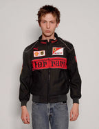 Stylefizz Black Ferrari Racing Jacket – Luxury Motorsport-Inspired Streetwear