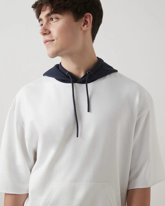 Stylefizz Down Shoulder Hoodie – Oversized Streetwear Comfort Fit for Men & Women