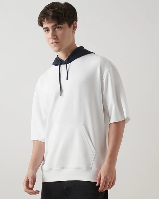 Stylefizz Down Shoulder Hoodie – Oversized Streetwear Comfort Fit for Men & Women