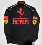 Black Ferrari Racing Jacket – Stylefizz Street Performance Edition